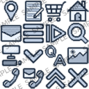 16種セットサンプルブルー