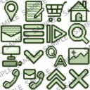 16種セットサンプルグリーン