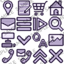 16種セットサンプルパープル